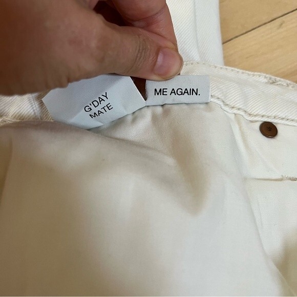 Rolla’s Relaxo Relaxed Fit Raw Hem Jeans in Salt 36 NWT - Picture 10 of 13